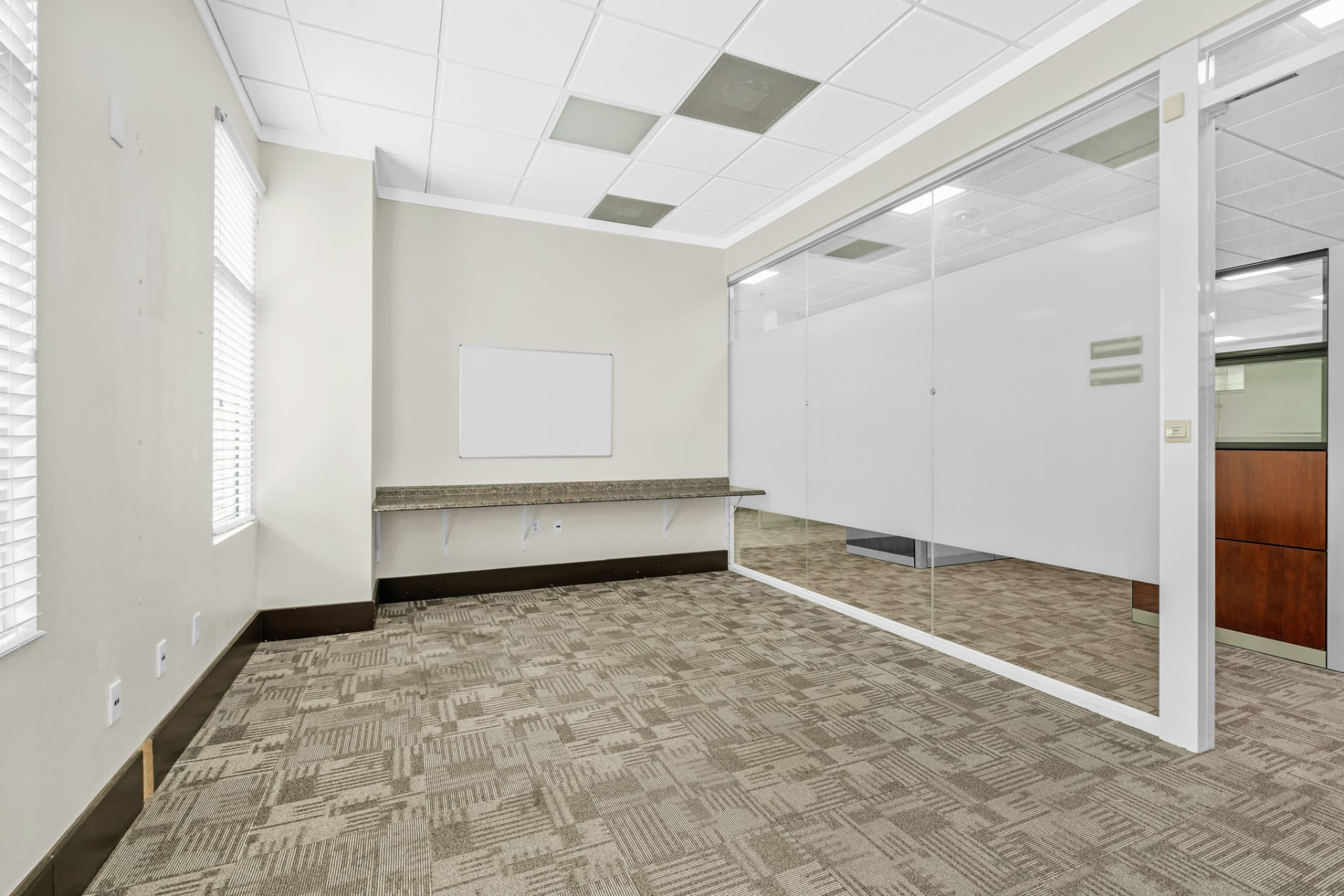 Private office with whiteboard